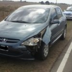 Un auto y una moto chocaron en ruta 13 a la altura de Sastre