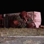 Tumbó un camión en Ruta 66