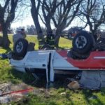 Una camioneta de nuestra ciudad se accidentó en Sastre