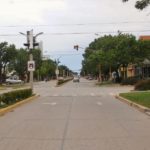 Chocaron a un inspector en pleno centro