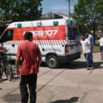 Un auto y una bici chocaron en la esquina de Río Negro y Candioti