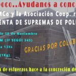 El SAMCo y la Cooperadora realizan una venta de supremas de pollo