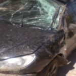 Volcó un auto en calle Manuel Losada