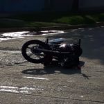 Chocaron una moto y una camioneta en Bv. América y Entre Ríos 1