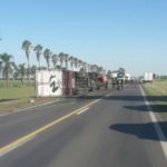 Volcó un camión en Ruta 34 2