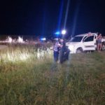 Un auto volcó en Ruta 13 cerca de San Jorge 2