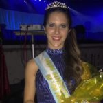 Giana Cingolani Miss Simpatía en la Fiesta de los Productores de la Miel