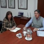 La senadora Berra se reunió con el ministro Garibay