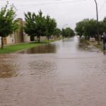 Cayeron más de 250 mm en la ciudad 9