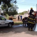 Se rompió un caño de gas en Fraga al 600