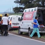 Accidente auto y camión en Ruta 13 3