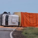 Accidente auto y camión en Ruta 13 4