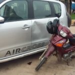 Accidente en la esquina de Bv. América y Rosario