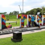 Se intervino el monumento a las letras El Trébol
