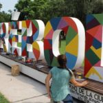 Se intervino el monumento a las letras El Trébol 2