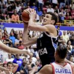 Agustín Cáffaro debutó en la Selección Argentina de Básquet