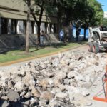 Se construye una dársena frente a la Municipalidad y la Comisaría IV
