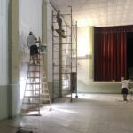 Trabajos de remodelación en el Salón Social de El Expreso