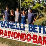 Bonelli y su lista en la primera jornada barrial de campaña 2