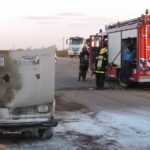 Se incendió un auto en calle Manuel Lozada 2