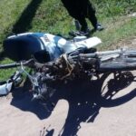 Accidente de tránsito en la esquina de Sarmiento y Génova