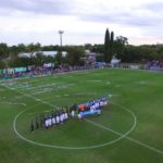 Alumnos de Escuela Laprida cantaron el Himno en la previa del Clásico 2