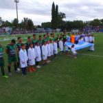 Alumnos de Escuela Laprida cantaron el Himno en la previa del Clásico 3