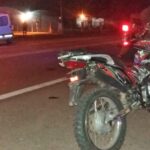Colisionaron un utilitario y una moto en Ruta 13 y Río Negro