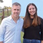 Jesica Ledesma junto a Leandro Busatto