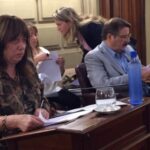 Senadora Cristina Berra en sesión