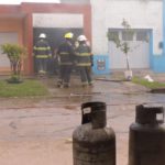 Incendio en el garage de una vivienda de calle Bruselas 2