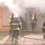Incendio en el garage de una vivienda de calle Bruselas 5
