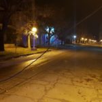Prevención por la caída de un cable en calle Río Negro 2